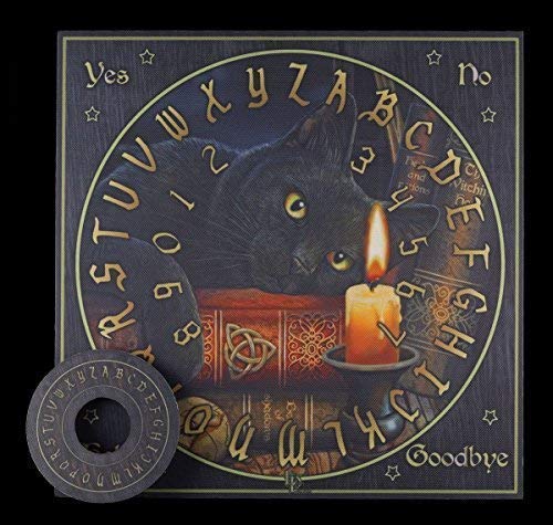 Quijabrett mit Katze - The Witching Hour by Lisa Parker | | Witchboard Hexenbrett Wahrsagerbrett Quija Spirit Board
