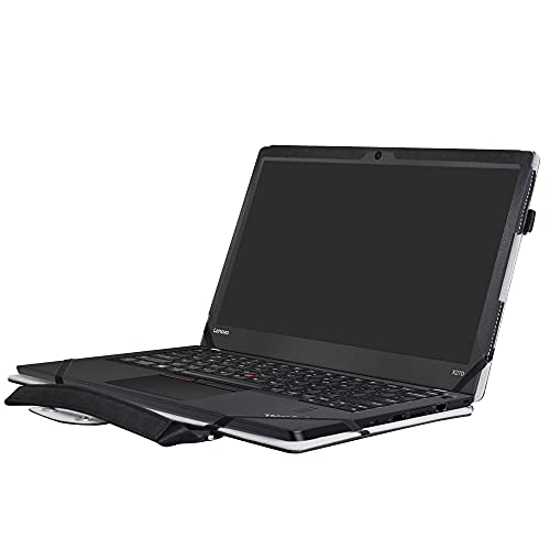 THINKPAD Yoga 370 Fall, labanema 9,7 Entworfen, Schutzhülle PU Cover + Tragbare Tragetasche mit Schultergurt für 33,8 cm Lenovo ThinkPad Yoga 370 Series Laptop Schwarz Schwarz