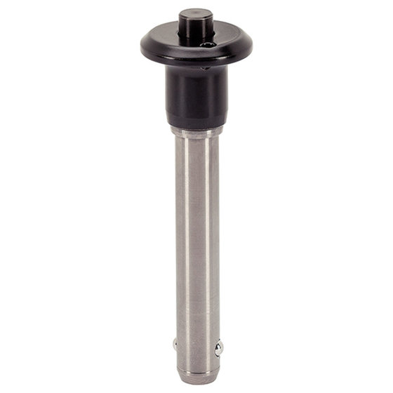 HALDER - Kugelsperrbolzen, selbstsichernd, mit Pilzgriff | d1=20 mm / l1=50 mm / Rostfreier Stahl 1.4305 | 22340.0289