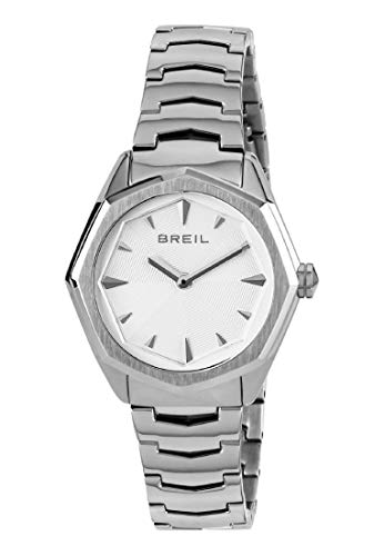 Breil Damen Analog Quarz Smart Watch Armbanduhr mit Edelstahl Armband TW1700