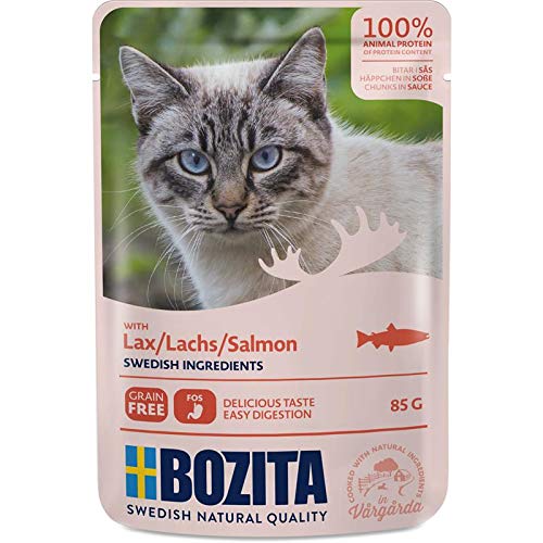 Bozita Katze Portionsbeutel Hppchen in SoÃŸe mit Lachs 85g (demnchst verfgbar)