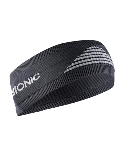X-Bionic Unisex – Erwachsene Stirnband-Nd-Yh27W19U Stirnband, Charcoal/Pearl Grey, 1