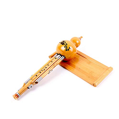 Traditionelle chinesische Instrumentenkürbis-Flöte, professionelle Bambus-Hulusi (Größe : C-Taste) (G-Taste)