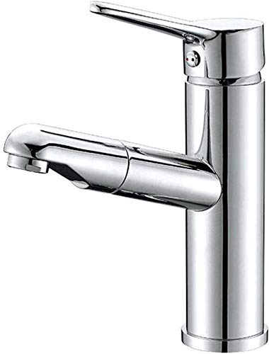 Kitchen Sink Tapstapsbasin Faucet Alle Kupfer Hot und Cold Pull Basin Waschbecken Wasserhahn