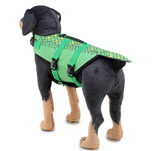 Werse Reflektierende Schwimmanzug Hunde-Badeanzug - Grün1 - S