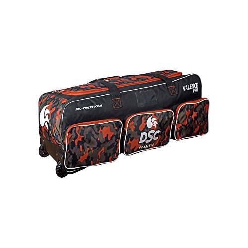 DSC Unisex – Erwachsene 1500907 Kit Tasche, Schwarz/Orange, Gratis-Größe