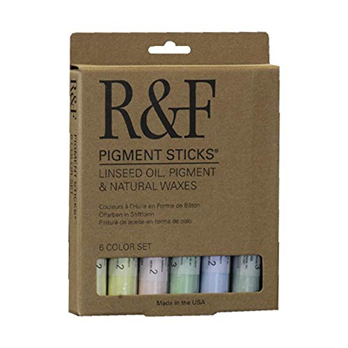 R&F Artist Oil Pigment Stick Chromatic Tones 6-teiliges Set, Multi, 1.33 FL Oz (Pack of 6)