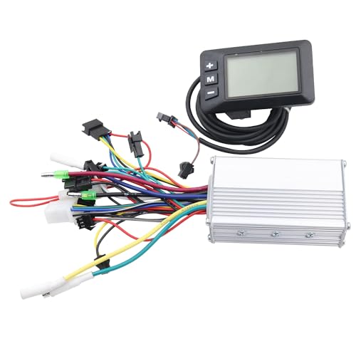 Flcivsh 500W Elektroroller-Controller für Bürstenlosen Motor 36V-48V + LCD-Display-Meter SM5 + 2 für Elektroroller-Ersatzteile