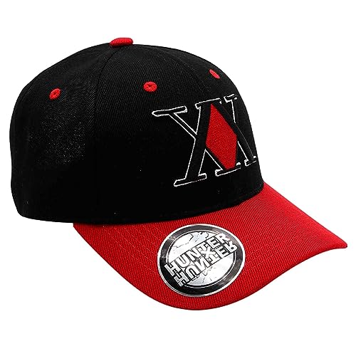 ABYstyle - Hunter X Hunter Cap schwarz & rot Emblem, schwarz und rot, Einheitsgröße