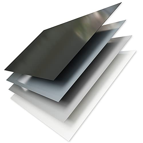 A+H Hart PVC Kunststoffplatte 2000x1000x2 mm mit einseitiger Schutzfolie - Farbe Weiß