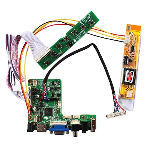 VSDISPLAY HD-MI VGA USB AV LVDs Controller Board VS-M53V2.0 für 15,6 Zoll B156XW01 LTN156AT01 LP156WH1 1366x768 1CCFL 30 Pin LCD Panel