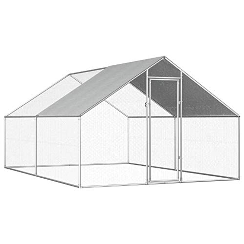 Verzinkter Stahlrahmen + PE (Polyethylen) Dach Kinder-Aufsitz-Quad mit Sound und Licht Rot Tier- Haustierbedarf Haustierbedarf Kleintierzubehör Lebensräume Gehege für Kleintiere