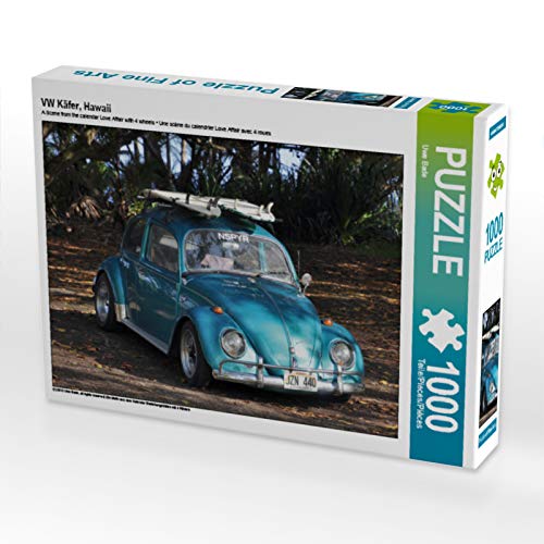 CALVENDO Puzzle VW Käfer, Hawaii 1000 Teile Lege-Größe 64 x 48 cm Foto-Puzzle Bild von uwela