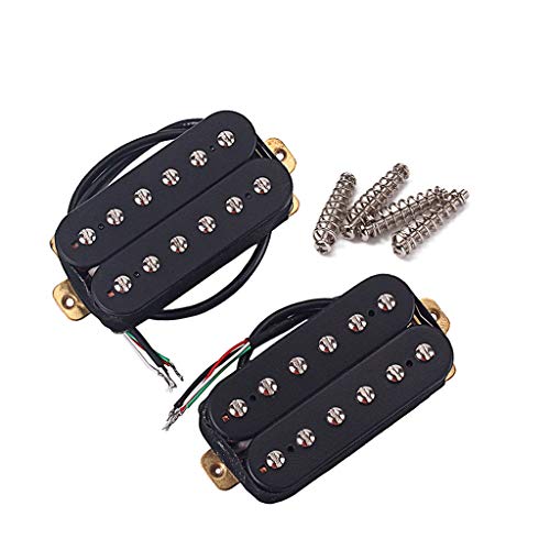 Eighosee Gitarren-Tonabnehmer, Doppelspulen-Tonabnehmer, 50 mm Hals, 52 mm Steg, E-Gitarren-Tonabnehmer,