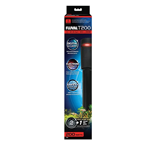 Fluval T200 Fully Electronic Heater for Freshwater Aquariums up to 65 Gal.