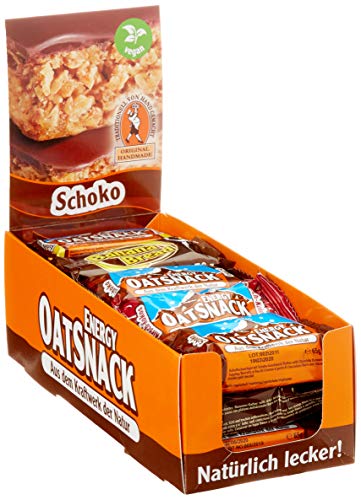 Energy OatSnack, natürliche Riegel - von Hand gemacht, MixBox Top Flavors, 3 x 70 g und 12 x 65 g, 1er Pack (1 x 990 g)