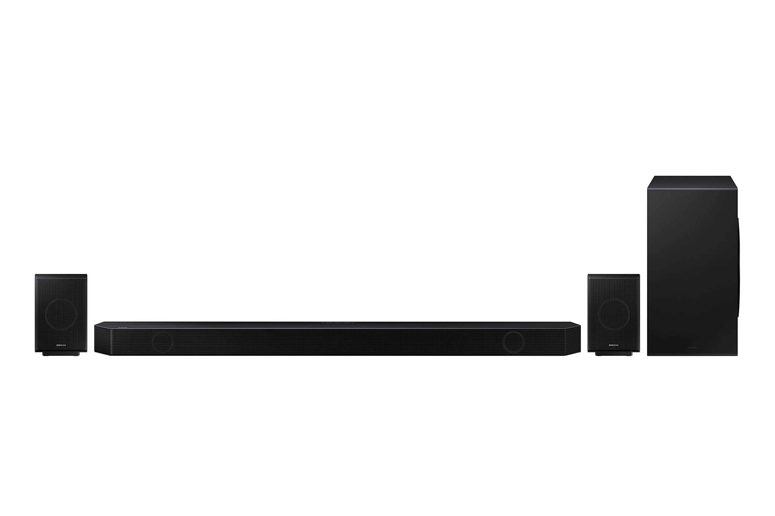 Samsung HW-Q995B 11.1.4-Kanal Q-Soundbar (Deutsches Modell), Rücklautsprecher inklusive, kabelloses Dolby Atmos/DTS:X, Q-Symphony [2022]
