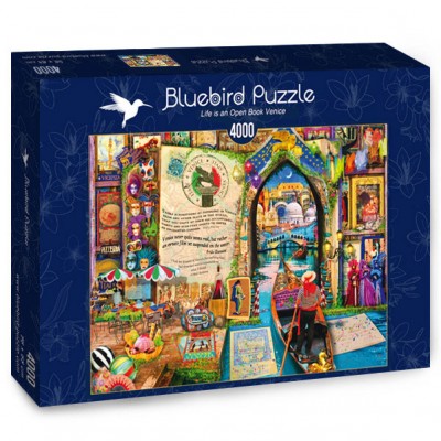 Bluebird Puzzle Life is an Open Book Venice 4000 Teile Puzzle Bluebird-Puzzle-70259-P 2