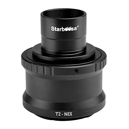 Starboosa T2-Ring & M42 auf 3,2 cm Teleskop T-Adapter – für Sony NEX-3 NEX-5 NEX-6 NEX-7 5R VG40 A7R II A6300 A6000 etc.