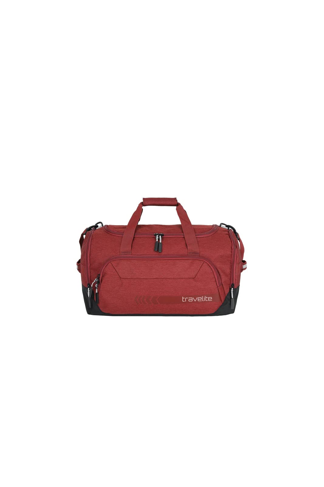 Travelite Reisetasche Größe S Handgepäck, Gepäck Serie KICK OFF: Praktische kleine Reisetasche für Urlaub und Sport, 006913-10, 40 cm, 23 Liter, Rot
