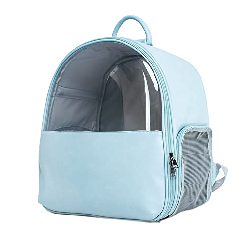 Lukasz Tasche für Haustiere für kleine und Hunde, tragbare Tasche für Haustiere mit transparentem Deckel, belüftet, für Wandern – A