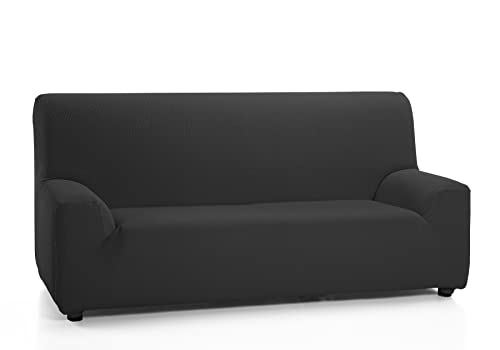 Martina Home Stretch Husse für Sofa 2-Sitzer Modell Tunez, Farbe Schwarz, Maße 120 bis 190 cm