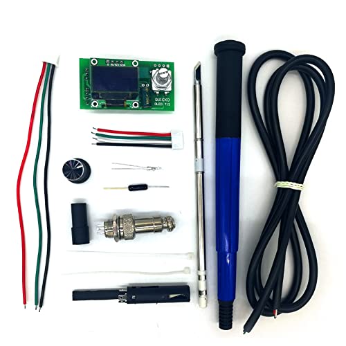 Lubrol T12 STC Digitaler Lötkolben-Ständer, OLED-Controller, DIY-Kits mit Griff, Verwendung für T12 Spitzen