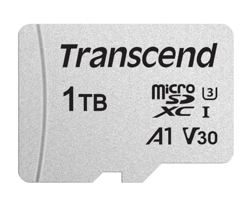 Transcend 1TB microSD UHS-I U3 A1 mit Adapter - TS1TUSD300S-A