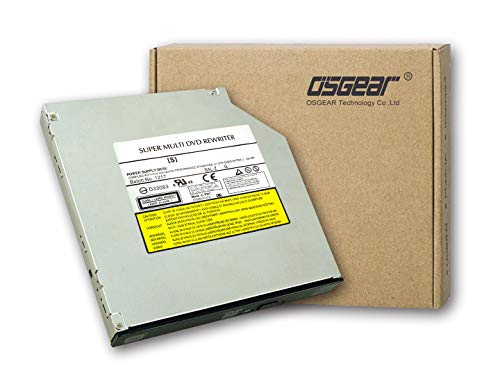 OSGEAR Interner Laufwerk dvd rw 9,5mm brenner optische slim SATA 8x DVDRW CD DVD RW Rom Burner Writer Laptop PC Mac Tray Loading Optical Drive Device