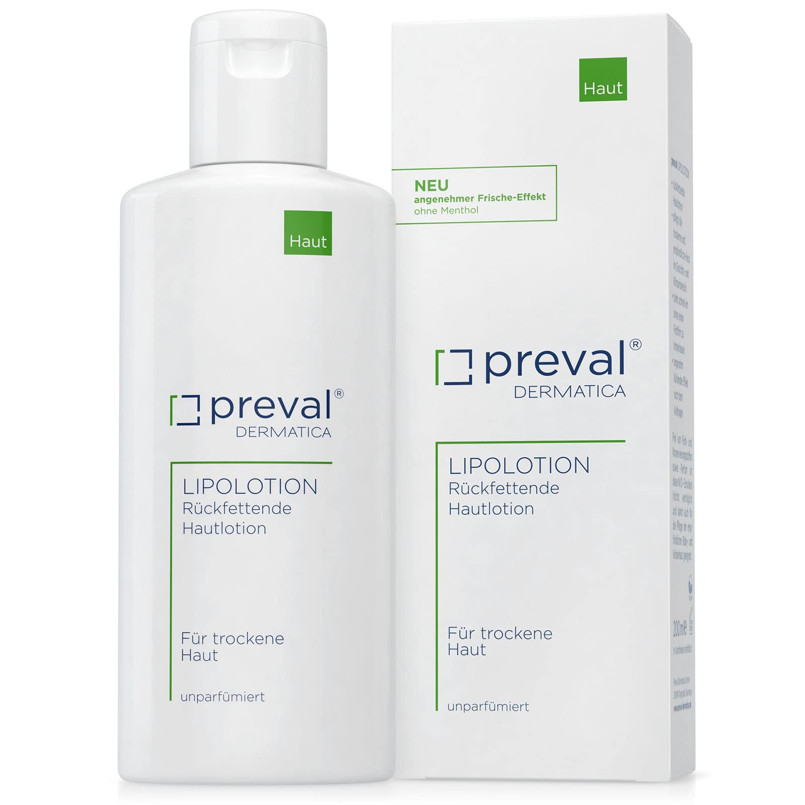 preval® LIPOLOTION 500 ml | Rückfettende Hautlotion mit viel Feuchtigkeit | Höchst verträglich, verleiht der Haut ein angenehm gepflegtes Gefühl und hinterlässt keinen Fettfilm