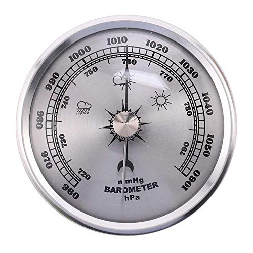 OGYCLVJV Traditionelles Barometer, Zifferblatttyp, Barometer, Manometer, Thermometer, Hygrometer, Barometer