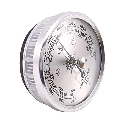 OGYCLVJV Traditionelles Barometer, Zifferblatt-Barometer, Wandbarometer, atmosphärisches Multifunktions-Thermometer und Hygrometer