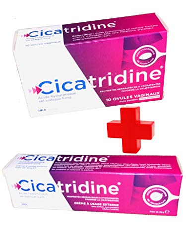 Cicatridine – Cicatridin Hyaluronsäure Creme für die äußere Anwendung 30 g + Cicatridin Ovulen 10 ov.