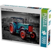 Oldtimer Traktor Hanomag 1000 Teile Puzzle quer