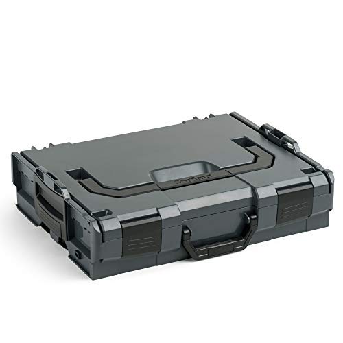 Bosch Sortimo L-Boxx 102 in Anthrazit Werkzeugkoffer Set | Innovatives Transportsystem | Bosch Werkzeugkoffer Größe 1 Leer | Kompatibel mit L-Boxx