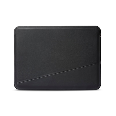 Decoded Leather Frame Sleeve für Macbook 16 Zoll Schwarz