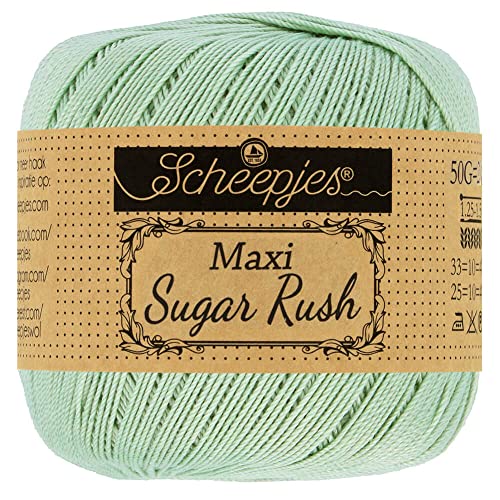 Scheepjes - Scheepjes 402 Silber Grün Maxi Sugar Rush Garn - 10x50g