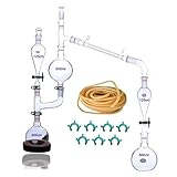 Sucastle 25 PC-Neue Lab Ätherisches Öl Wasserdampfdestillationsapparatur Glas Kits Wasser Distiller Reiniger w/Abscheider Trichter