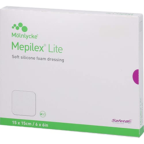 MEPILEX Lite Schaumverband 15x15 cm steril 5 St Verband