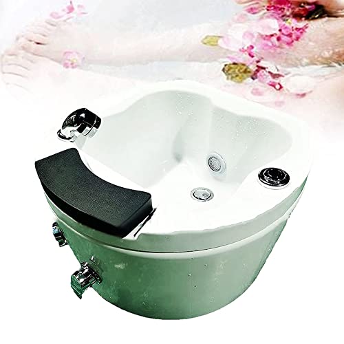 Ovales Pantoffel-Fußbad-Massagegerät, anmutig geformtes Acryl-Fußbad, Pediküre-Fußbad-Wanne zum Stressabbau, Nagelstudio-Massagegerät