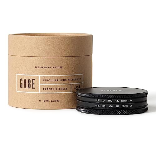 Gobe 82 mm UV Filter + Polfilter (CPL) - Filter Kit (1Peak)