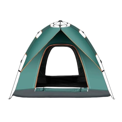 Zelt Outdoor Camping Tragbares Zelt Outdoor Silberkleber Sonnenschutz- Und Regenschutzzelt Automatisches Campingzelt Zelte (Color : Green, Size : 200 * 200 * 135cm)