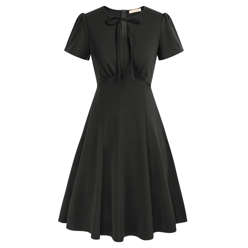 Sommerkleid Boho Kleid Damen Abendkleid Schwarzes Kleid Audrey Hepburn Kostüm für Strandkleid