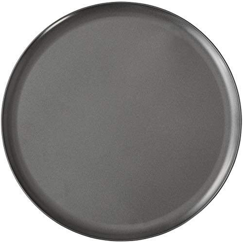 Wilton 2105-8243 Perfect Results Premium Antihaft-Backform, Pizza-Pfanne, silberfarben, 35,6 cm