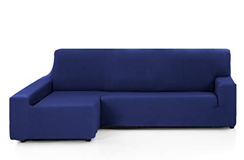 Schutzhülle Sofa elastisch Tunez Martina Home Chaisse Longue Brazo Izquierdo Marineblau