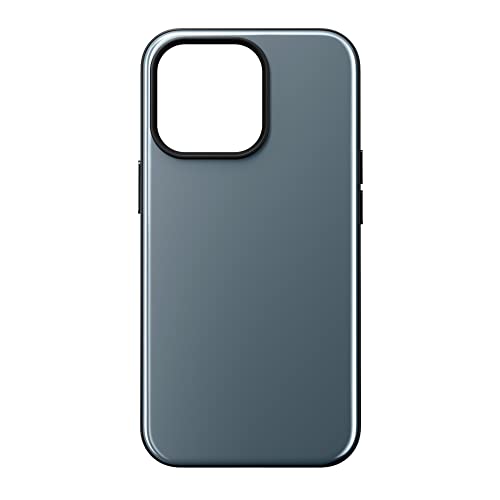 NOMAD Sport Case für iPhone 13 Pro | Hülle mit MagSafe und TPE-Bumber | NFC integriert für Digitale Visitenkarten | aus Polycarbonat | blau