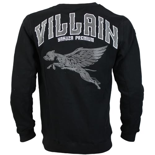 Yakuza Premium Herren Pullover 3522 schwarz Sweater