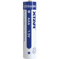 XTAR 4AAA - Li-Ion Akku, AAA (Micro), 1,5V, 4er-Pack