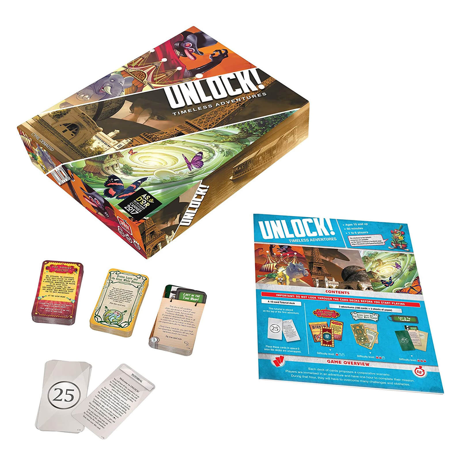 Unlock 6! Timeless Adventures Card Game 3