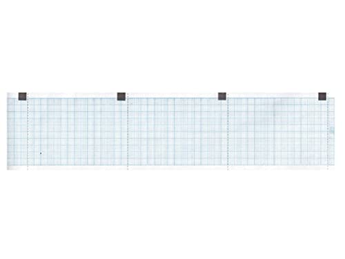 GiMa 32973 ECG Thermo-Papier-Rolle, Gitter, 60 mm x 15 m, blau (25 Stück)